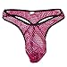 Dong Dian Men's Sexy Leopard Plaid Thongs G-String Briefs Underwear