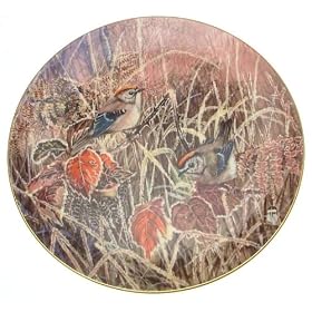 c1994 Compton and Woodhouse Goldcrests Frosty Mornings David Feather Limited Edition 15000 plates only CP1917