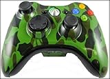 Army Green Camouflage Xbox 360 5 Mode Rapid Fire with Fast Reload & On/Off Button Adjustable Modded