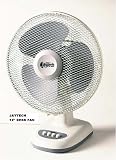 White 12" 3 Speed Oscillating Desk top Fan with adjustable tilt Cold Air For Office and Home