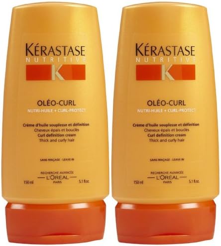 Kerastase Nutritive Creme Oleo-Curl Curl Definition Creme, 5.1 oz, 2 pk