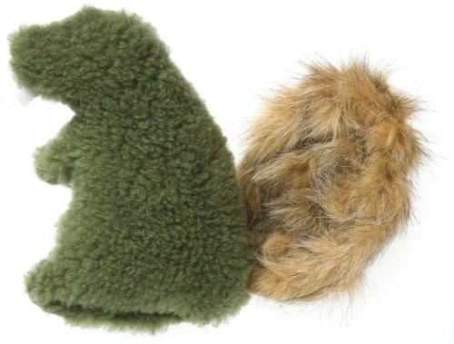 West Paw Design Dam Beaver Squeak Toy for Dog, Pea Pod