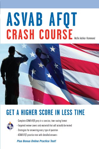 asvab afqt crash course military asvab test preparation
