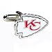 Kansas City Chiefs NFL Logo'd Executive Cufflinks w/Jewelry Box