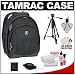 Tamrac 5373 Travel Pack 73 Photo Digital SLR Camera Backpack (Black) with Photo/Video Tripod Kit for Rebel T2i, T3, T3i, EOS 60D, 5D, 7D, 1D X, 1Ds