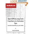OpenOffice org Functions Formulas Essential ebook