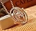 18K Gold Plated Time Turner Necklace in Gift box - US Seller