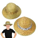 Child Pith Helmets with Animal Print Bands (1 dz)
