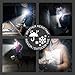 Hands Free Light Clips to Clothing - never have to fumble with a flashlight again - Best Lights for Camping, Dog Walking or Running after Dark - Nina’s Light Pack of 2 with Bonus Mini Screwdriver