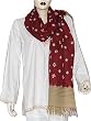 Womens Scarf in Wool Tie Dye Print Womens Accessory India 23 .5 x 70 inches (tdstl009)