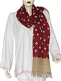 Womens Scarf in Wool Tie Dye Print Womens Accessory India 23 .5 x 70
