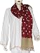 Womens Scarf in Wool Tie Dye Print Womens Accessory India 23 .5 x 70 inches (tdstl009)