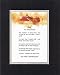 Touching and Heartfelt Poem for Fathers - Dad, You Always Knew Poem on 11 x 14 inches Double Beveled Matting