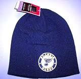 ST LOUIS BLUES ALTERNATE 3rd JERSEY Navy Cuffless Knit Beanie Hat Embroidered Logo