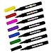 Whiteboard Marker Set by Smart for Office, Handmade 7 Pack, Unique Storing Box, Exclusive Design, Low-Odor, Long Life, Dry Erase, Round Wide Tip, Wanted Fresh Vivid Colors