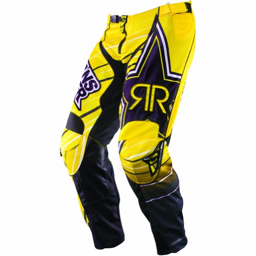 Answer Racing Rockstar Vented Men's Off-Road Motorcycle Pants - Yellow/Black / Size 28