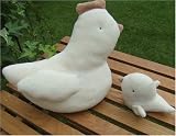 おなかの中から卵が生まれるポケット付き オーガニックコットン　にわとり（知育玩具）
