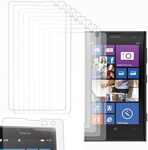 Shiontec 10pcs Highest Quality Premium Screen Protector Film High Definition Ultra Clear Screen Guard for Nokia Lumia 1020(nokia Lumia 1020)