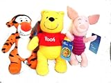 Winnie the Pooh Tigger Piglet 3 Plush Doll Stuffed Toy
