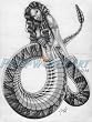 Slither Sketch Art Print Giclee' by Nicole Brune