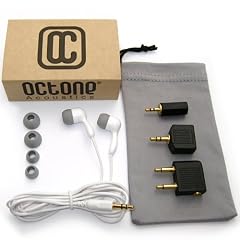 Groove Buds Premium In-Ohr Kopfh�rer - MP3 In-Ear Ohrh�rer + Flugzeugsitz Adapter + stereo Splitter + PDA   Adapter -  Reise Edition Eco