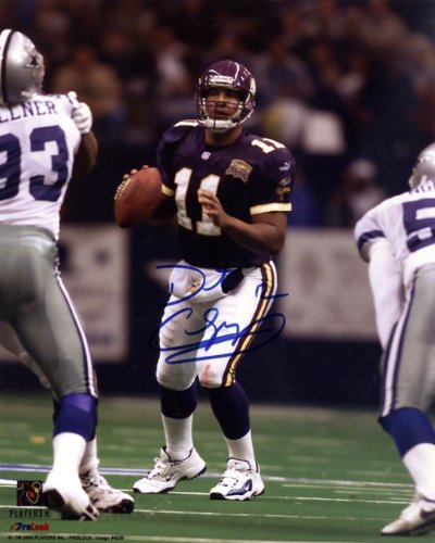Daunte Culpepper Autographed/Hand Signed 8x10 Photo - Minnesota Vikings