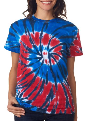 Tie Dye H1000 Adult Tie-Dyed Tee - Independence, Large