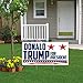 Donald Trump for President 12 Inch x 24 Inch Corrugated Plastic Sign (2 Stakes per Sign) (2)