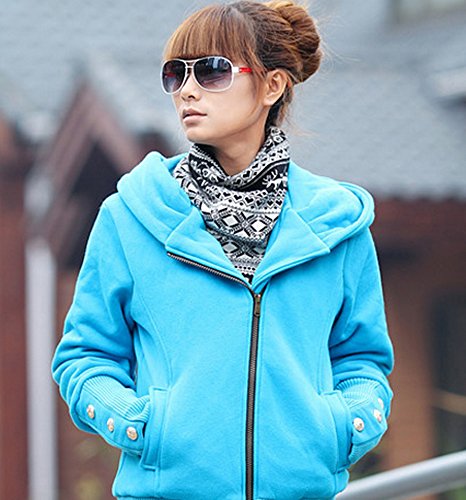 パーカー フーディー フード ライダース　ジップ　アメカジ　毎回人気の　アメリカン　シンプルな　大人テイストな　ひとくせつけた　 ブルー (オリジナル・ブレスレットとサシェセット)