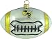 Georgia Tech Yellowjackets Football Blown Glass Ornament