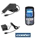Palm Treo 800w Black Silicone Rubber Skin Cover Case Cell Phone Protector + Home + Car Charger Combo