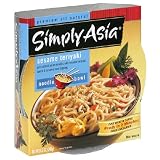 Simply Asia Noodle Bowl, Sesame Teriyaki, 8.5-Ounce Bowls (Pack of 12)