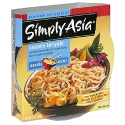 Simply Asia Noodle Bowl, Sesame Teriyaki, 8.5-Ounces (Pack of 6)