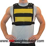 MIR - F.A.I. (Yellow-Black Color)Weight Weighted Vest Can Hold up to 50lbs+ New!!! Fast Shipping, Great Quality, Worth Every Penny!!!(For both men and women.One size fits all.)