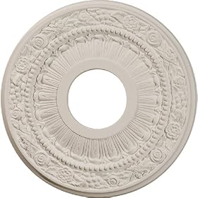 12 1 8OD x 3 5 8ID x 7 8P Versailles Ceiling Medallion by 