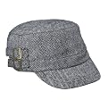Mossimo Supply Co. 2 Buckle Herringbone Conductor Hat - Black