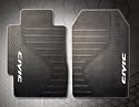 Honda Civic Semi Custom Fit Car Front Floor Mat - One Pair