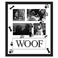 Woof Collage Frame - Black