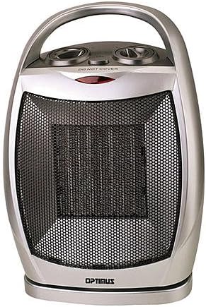 Modern Portable Oscillating Ceramic Heater with Thermostat | Contemporary Indoor Space Heater for Your Office or Home Living Room or Bedroom