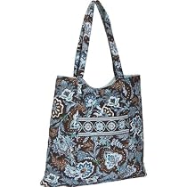 Vera Bradley Curvy Tote (Java Blue)