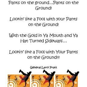Pants on the ground clothing