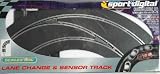Review Scalextric  / Scalextric Lane Change Out to In RH