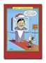 Outsourced Santa - Set of 12 Humorous Cartoon Christmas Cards & Envelopes