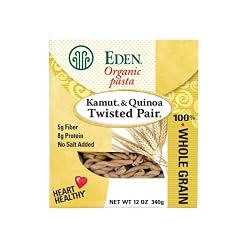 Eden Organic Kamut & Quinoa Twisted Pair, 100% Whole Grain, 12-Ounce Boxes (Pack of 6)