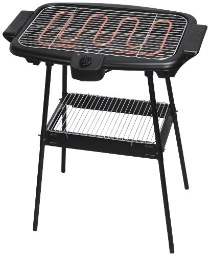 Harper BQS1000 Barbecue Éléctrique sur Pied Noir