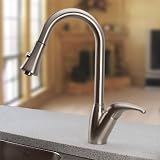 FONTAINE Madeleine Pull-Down faucet w/matching deck plate - BRUSHED NICKEL