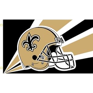 NFL New Orleans Saints 3-by-5 Foot Helmet Flag