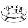 2-1/4 x 1/2 Inch Die Cast Pulley