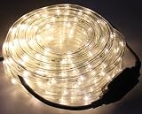 LED Lichtschlauch WARMWEISS 10 Meter - Ø 13mm, IP44 für Innen und Außen