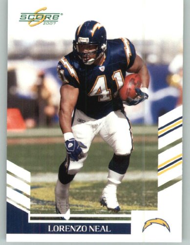 2007 Score Glossy #282 Lorenzo Neal - San Diego Chargers (Football Cards)